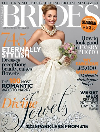 We are in Bride's Magazine.